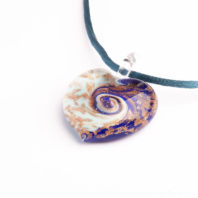 Murano Glass Heart 3